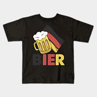 Bier Funny Oktoberfest Beer Kids T-Shirt